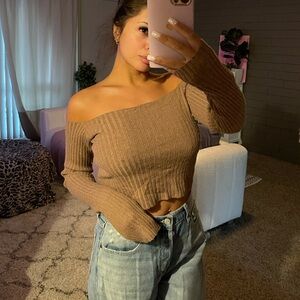 Freepeople crop sweater